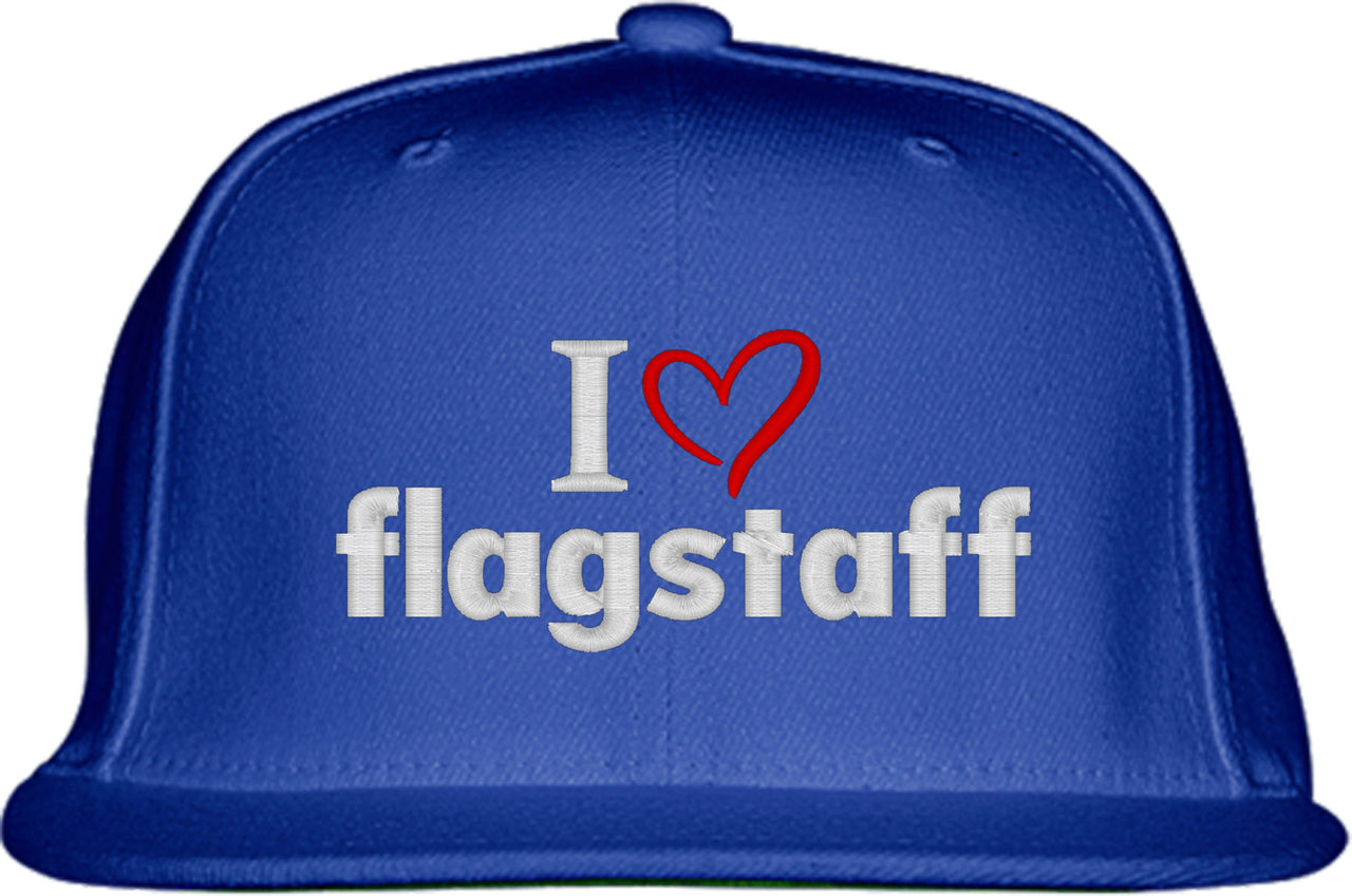I Love Flagstaff Snapback Hat
