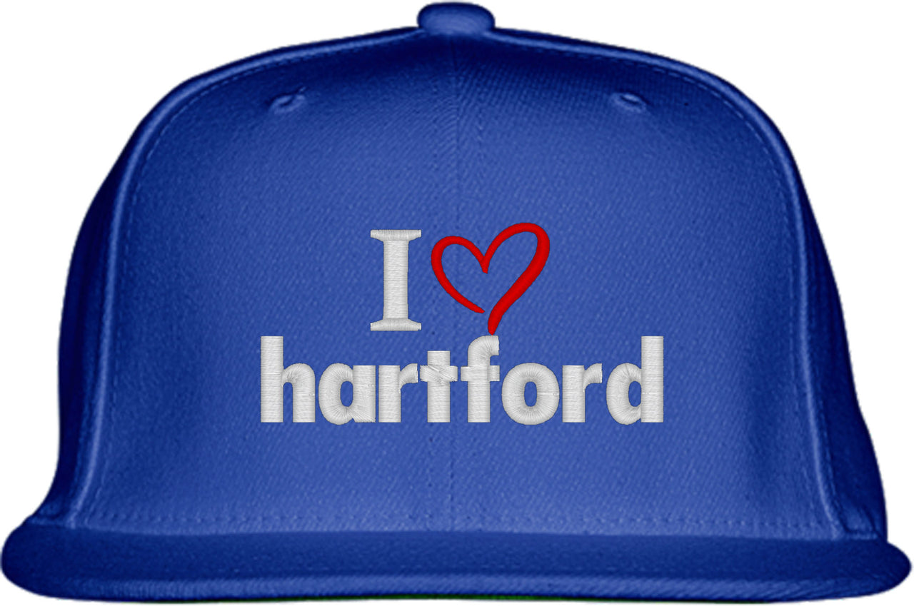 I Love Hartford Snapback Hat