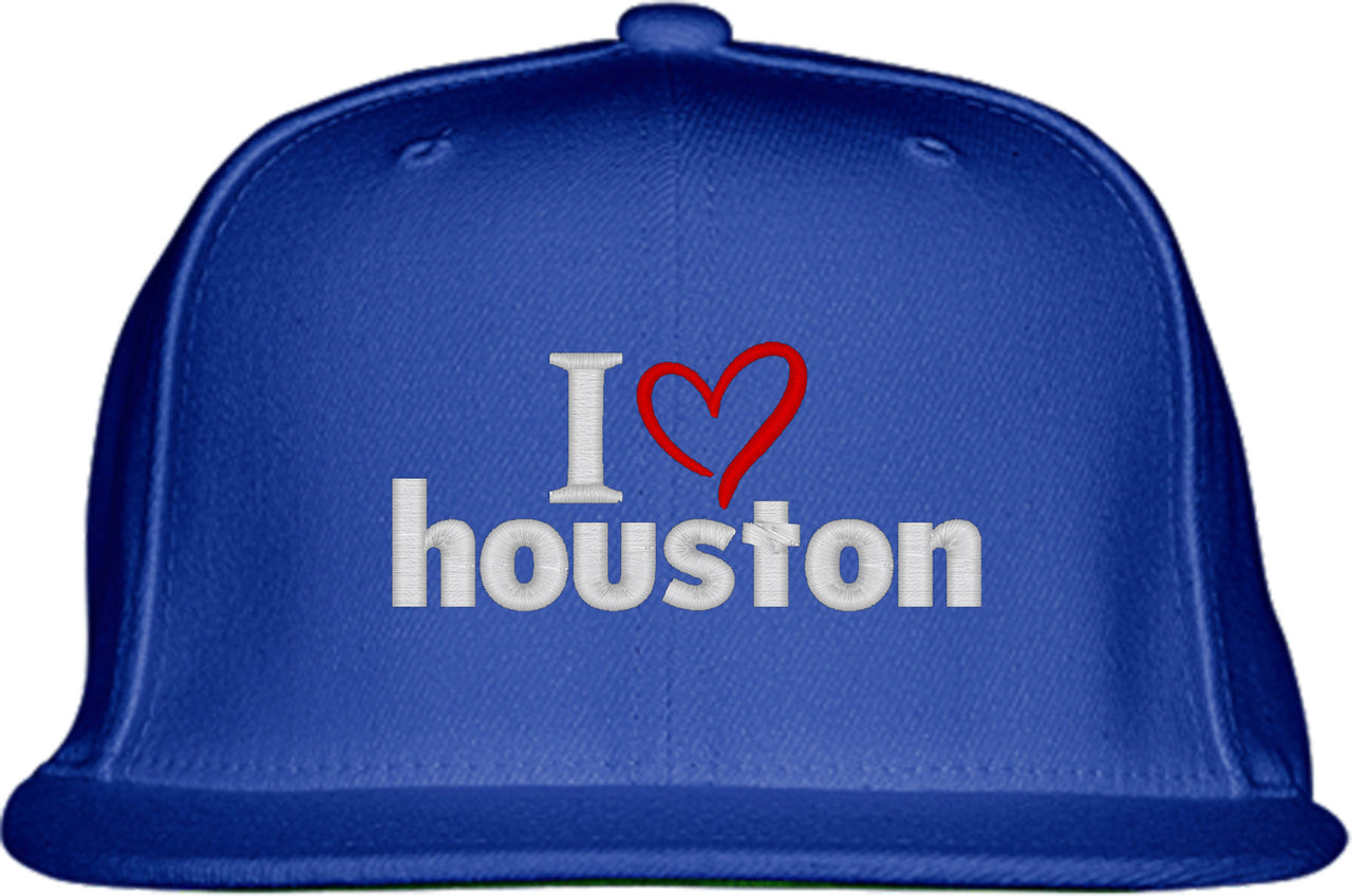 I Love Houston Snapback Hat