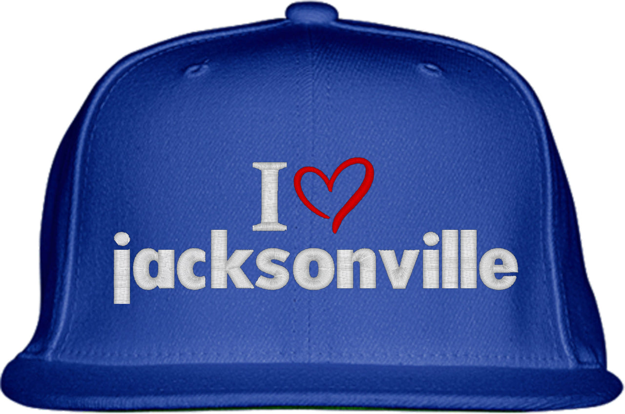 I Love Jacksonville Snapback Hat