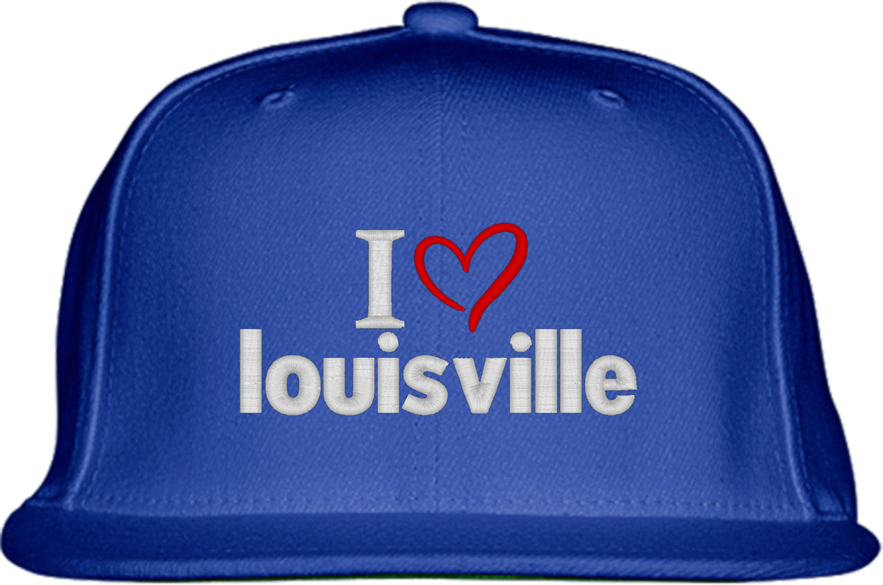 I Love Louisville Snapback Hat