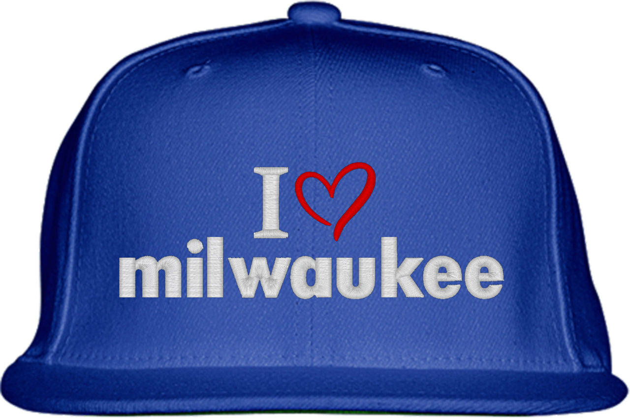 I Love Milwaukee Snapback Hat