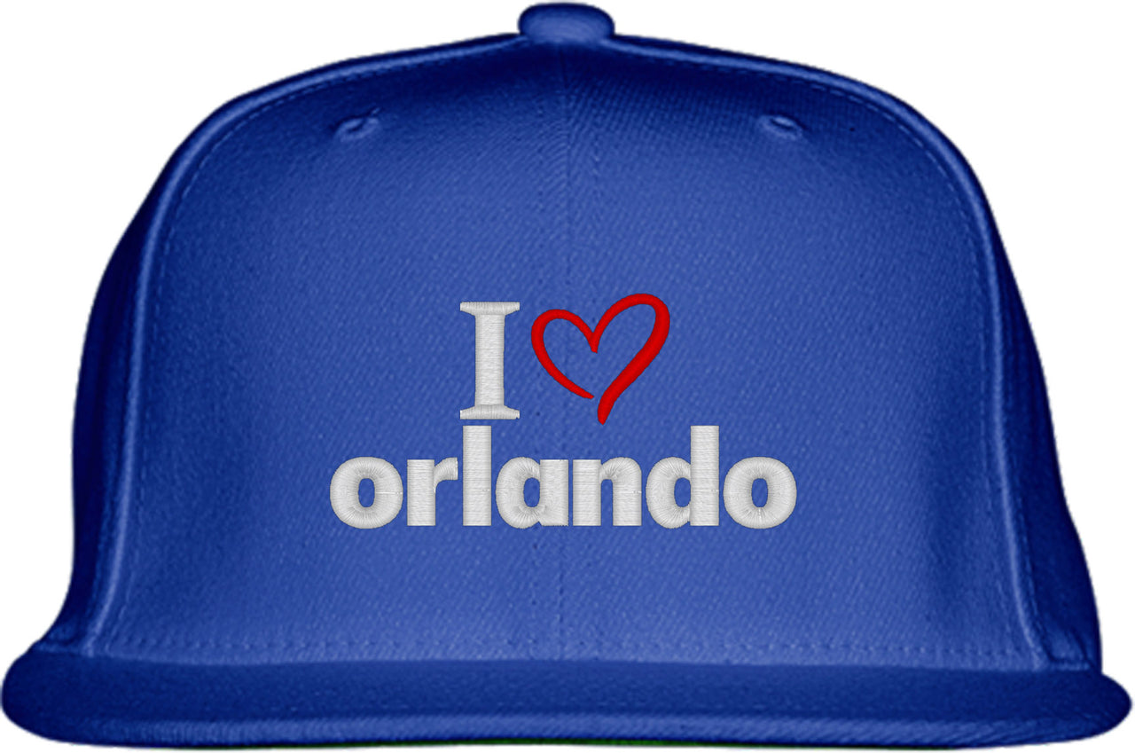 I Love Orlando Snapback Hat