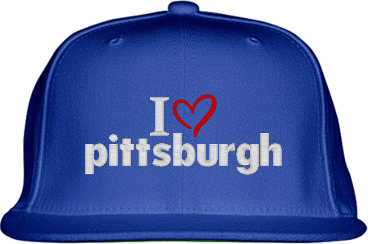 I Love Pittsburgh Snapback Hat