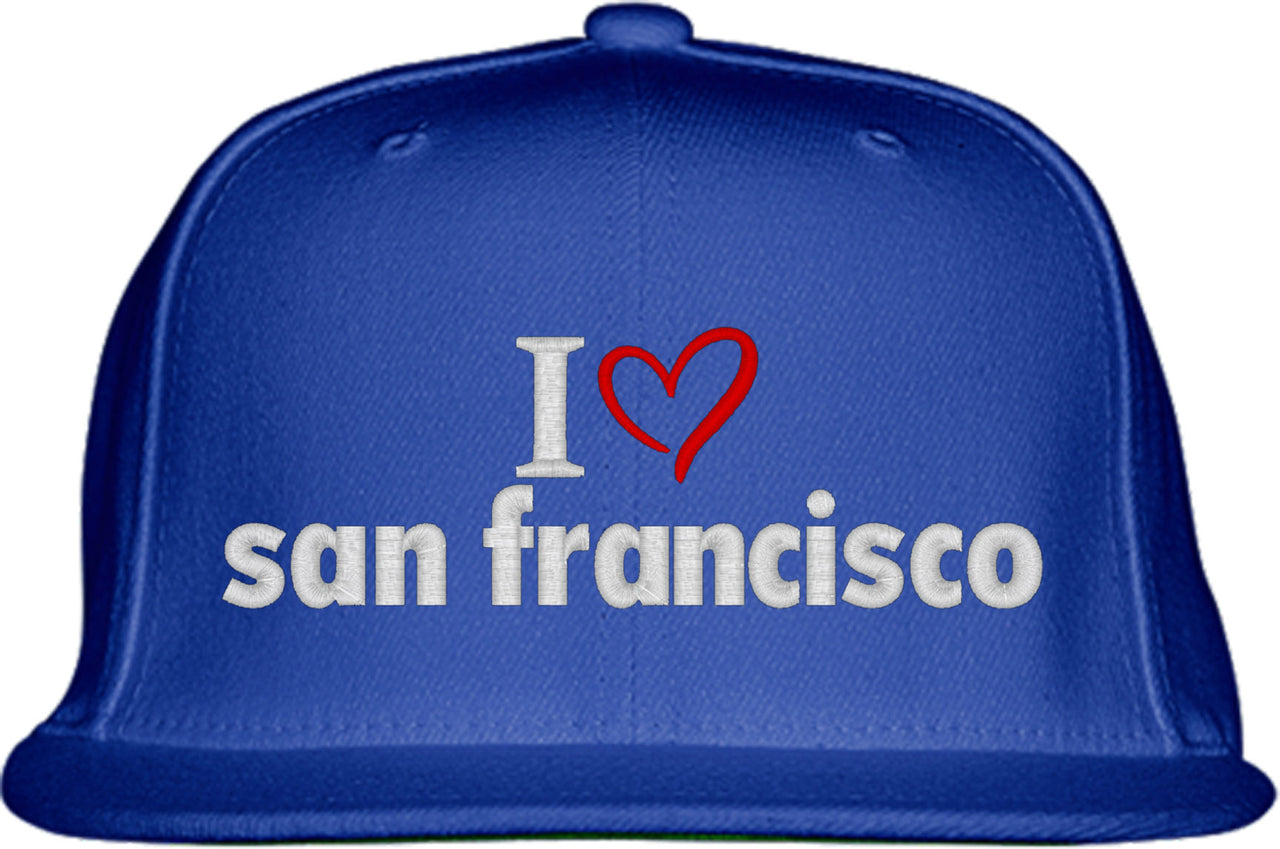 I Love San Francisco Snapback Hat