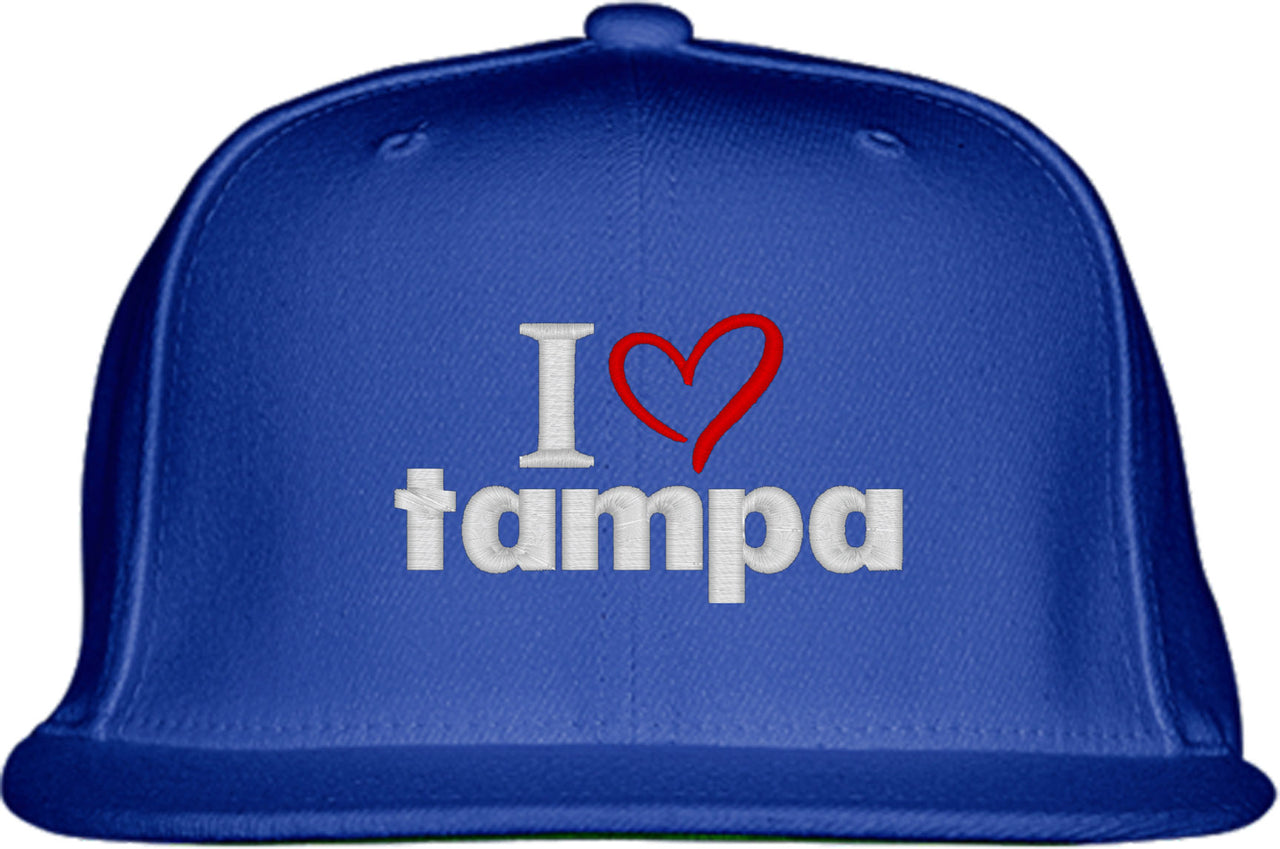 I Love Tampa Snapback Hat