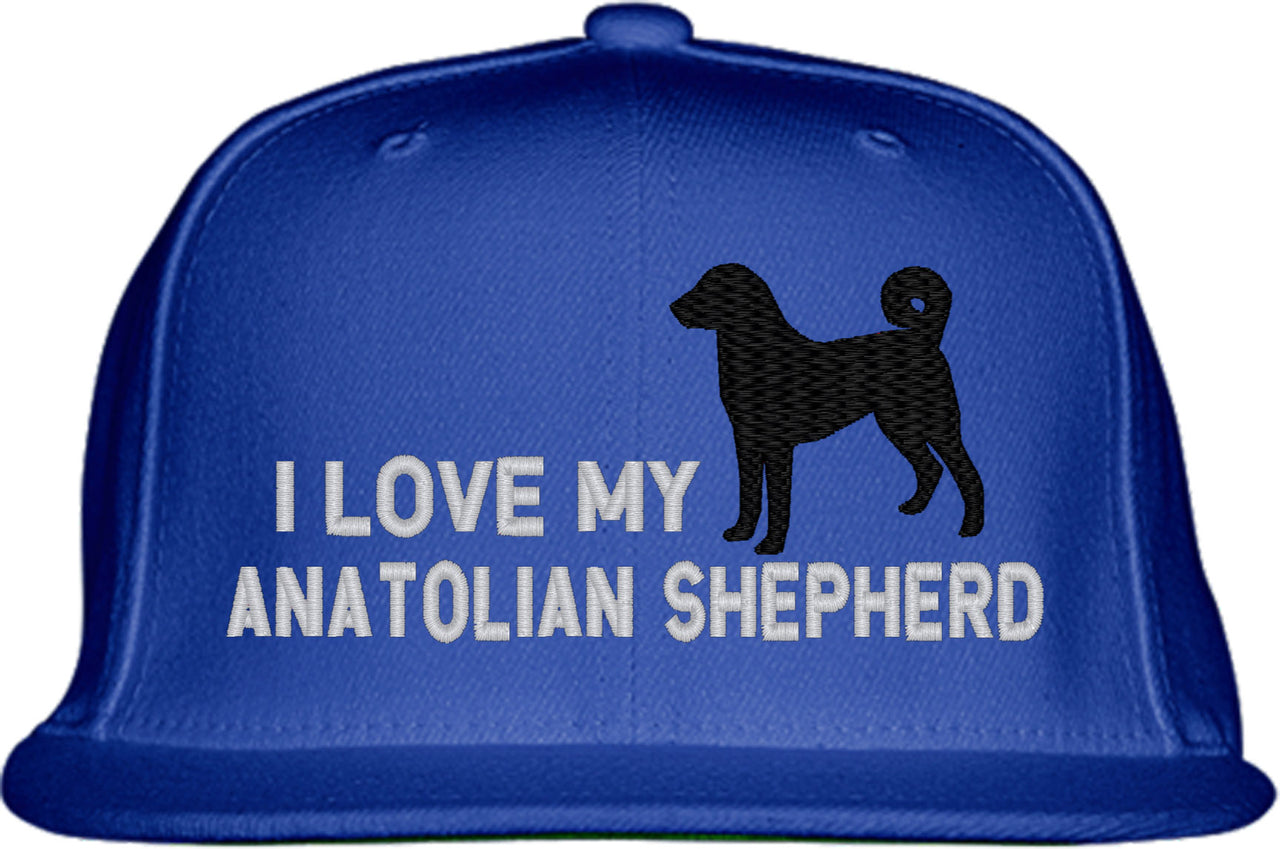 I Love My Anatolian Shepherd Dog Snapback Hat