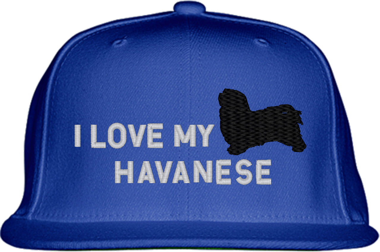 I Love My Havanese Dog Snapback Hat