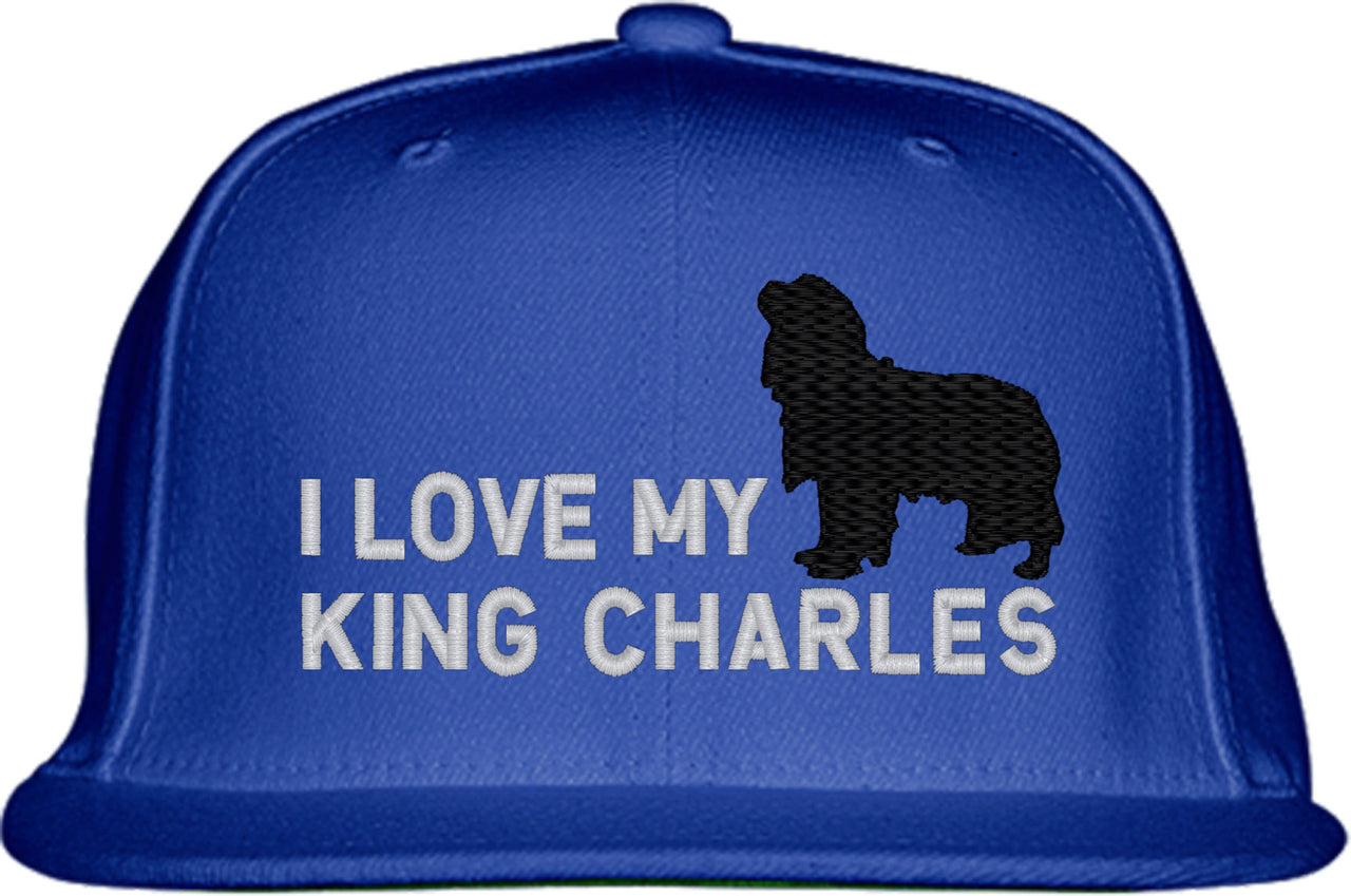 I Love My King Charles Dog Snapback Hat