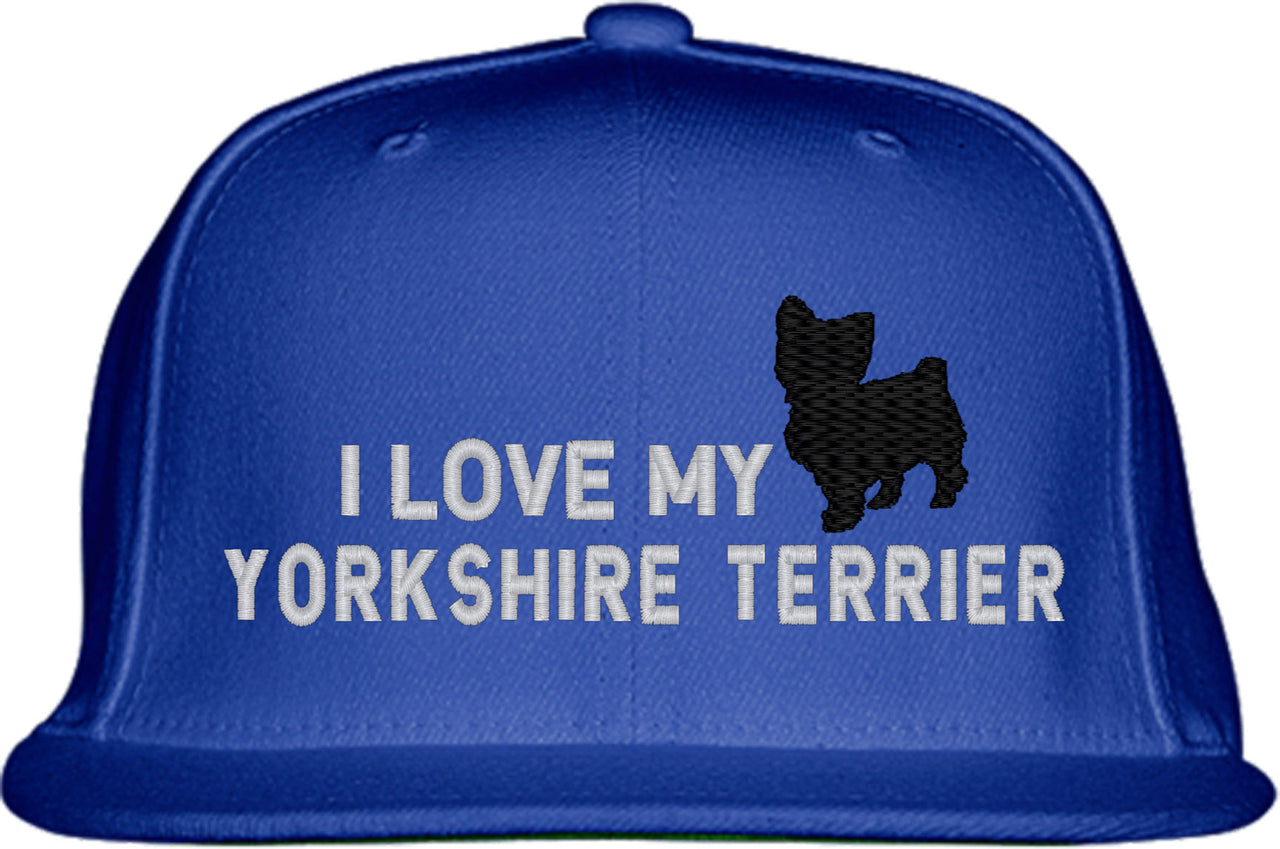 I Love My Yorkshire Dog Snapback Hat