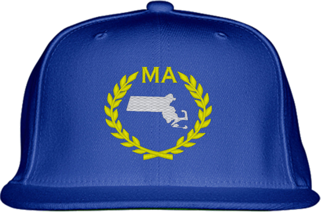 Massachusetts State Snapback Hat