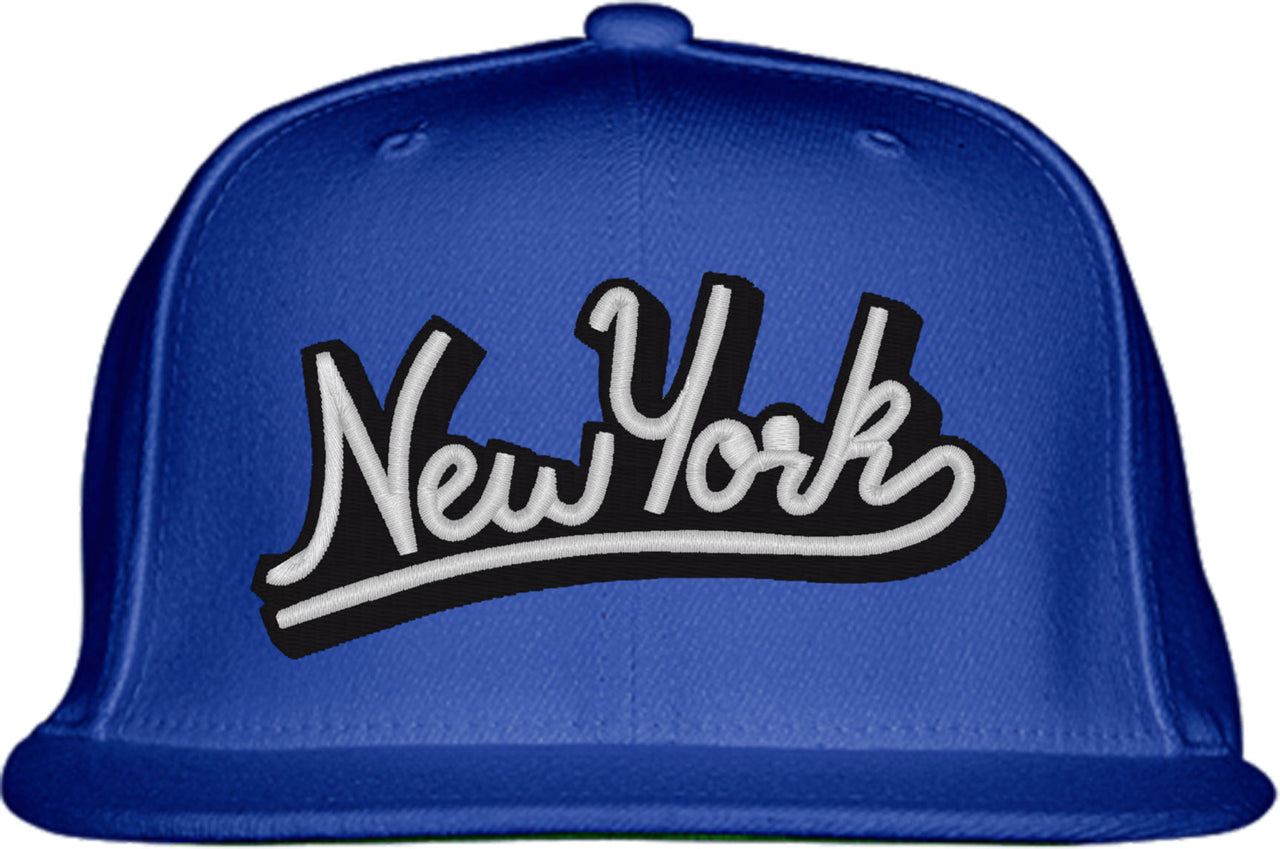 New York Typography Snapback Hat