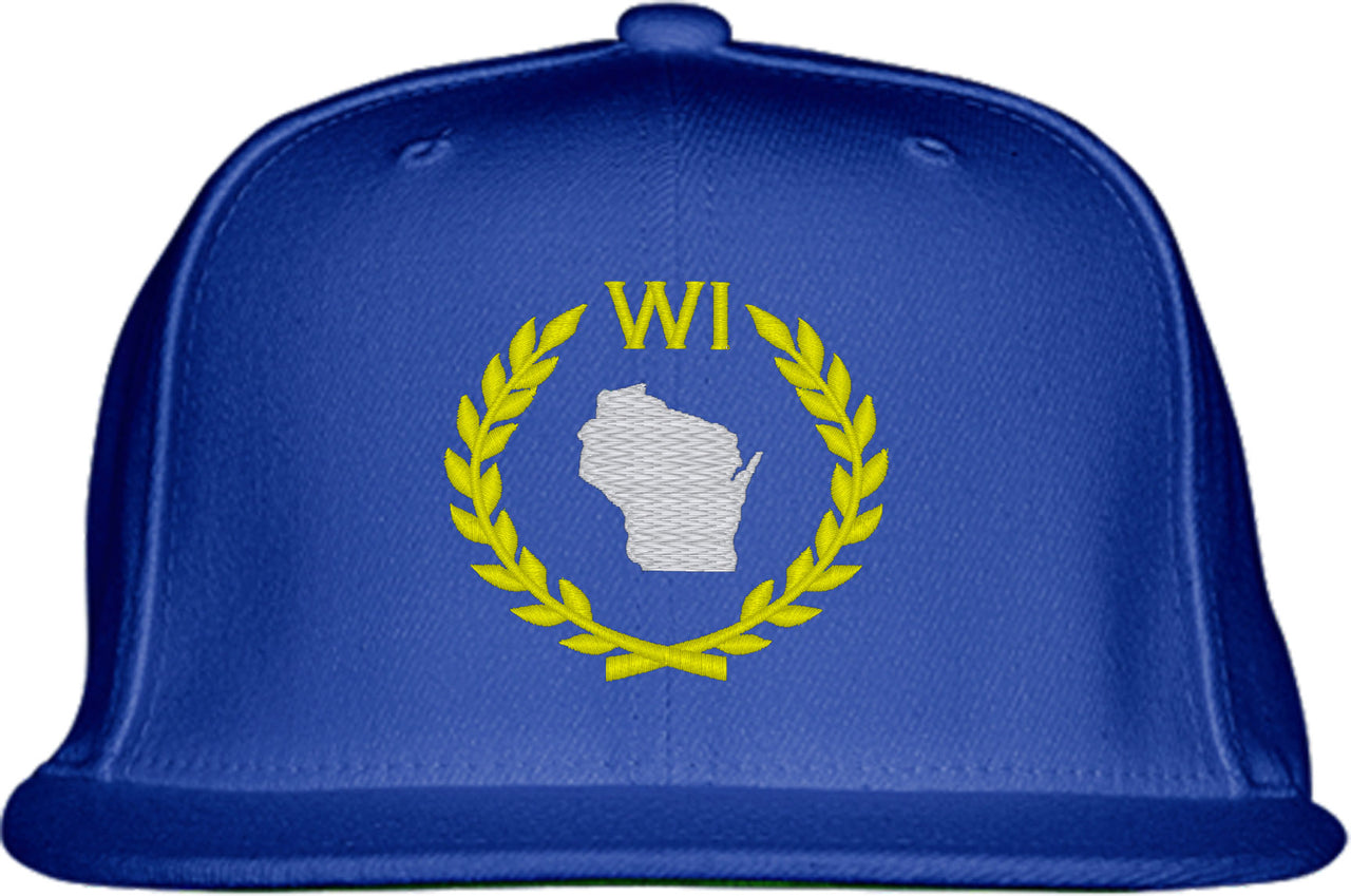 Wisconsin State Snapback Hat