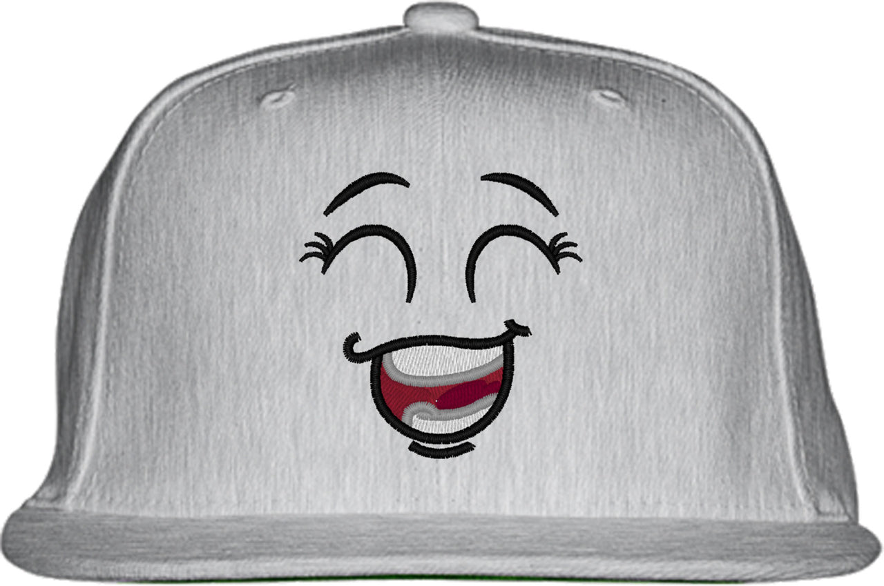 Emoji Smiling Face Snapback Hat