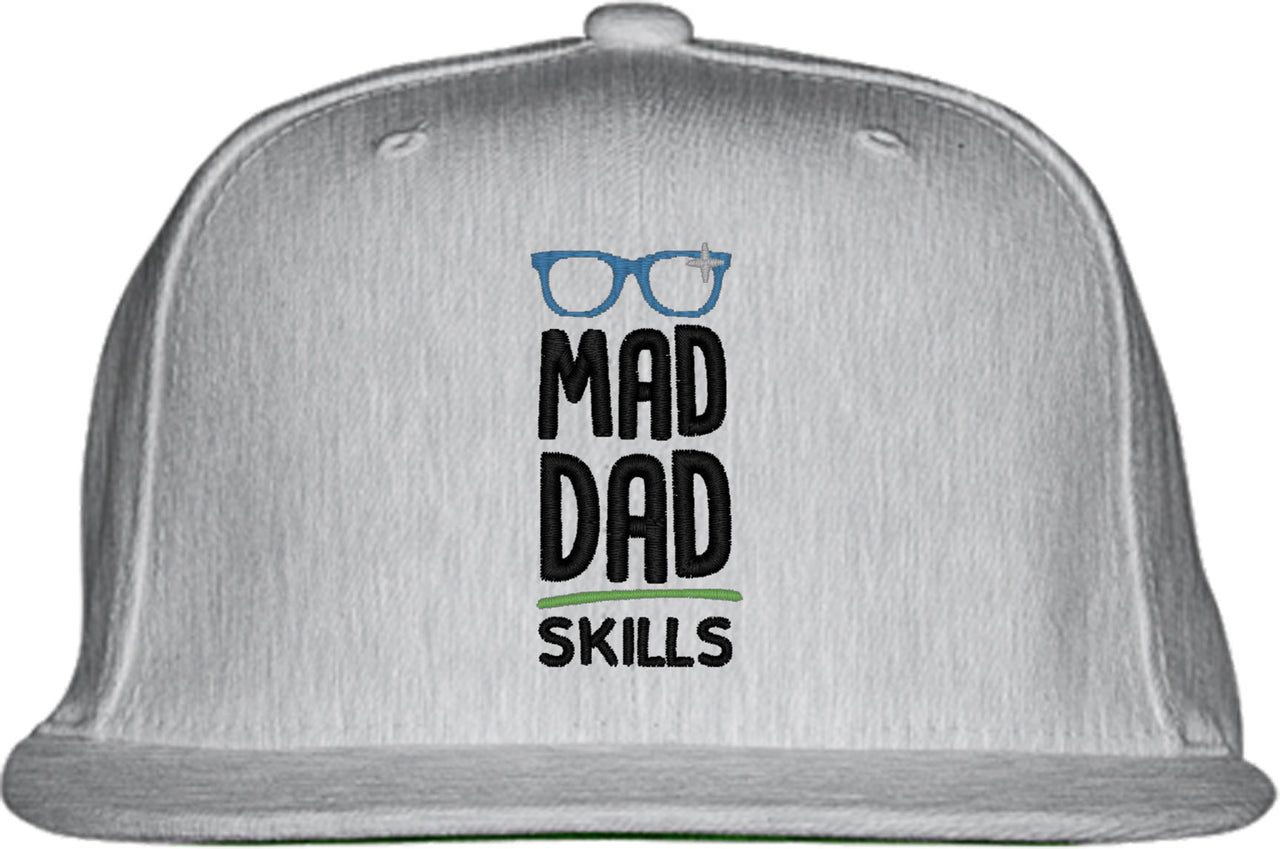 Mad Dad Skills Father's Day Snapback Hat