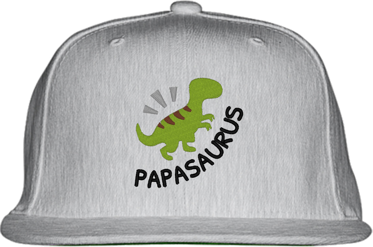 Papasaurus Father's Day Snapback Hat