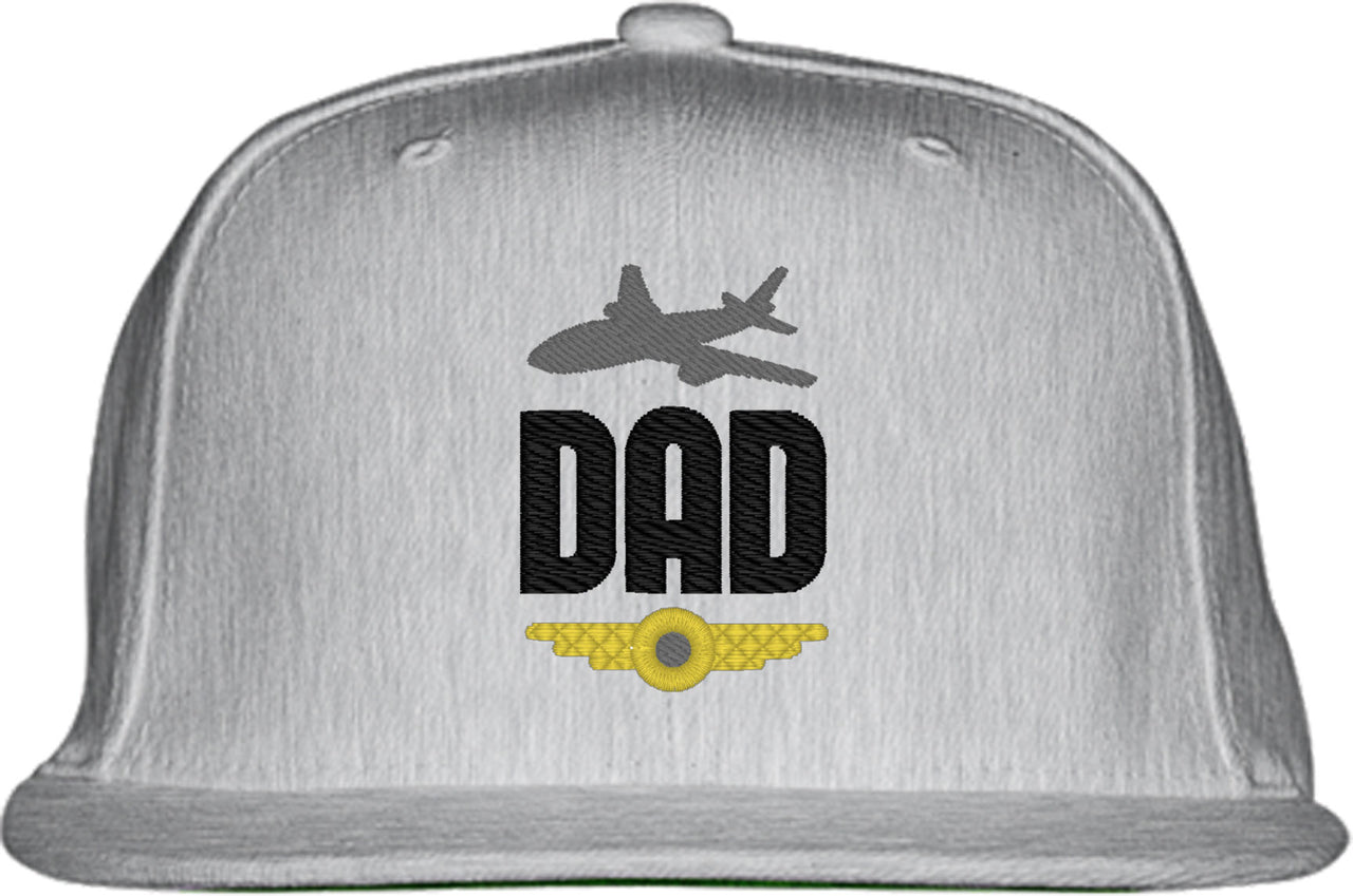 Pilot Dad Father's Day Snapback Hat