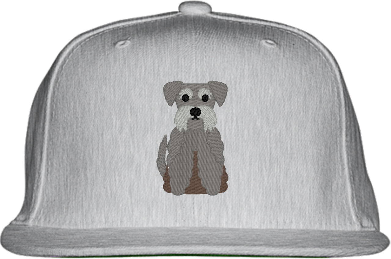 Schnauzer Dog Snapback Hat