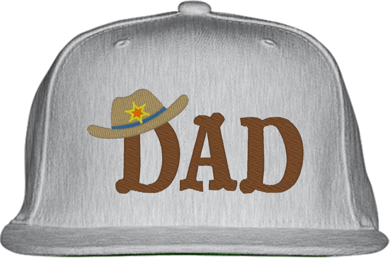 Sheriff Dad Father's Day Snapback Hat