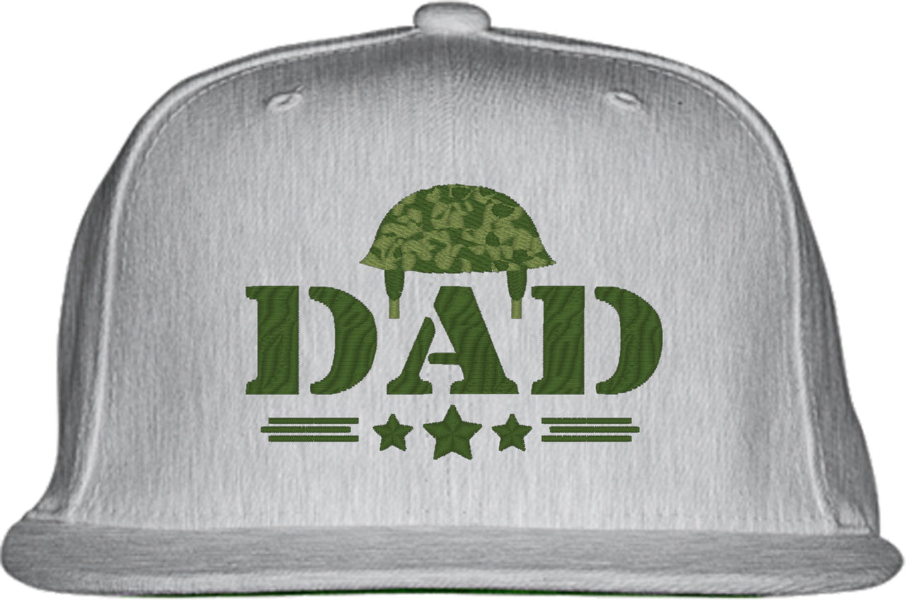 Soldier Dad Father's Day Snapback Hat