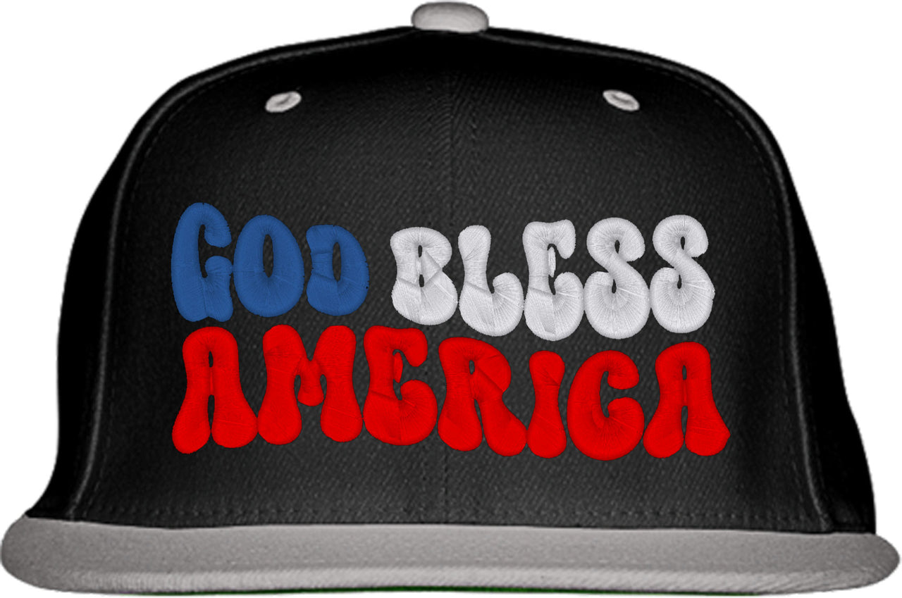 God Bless America Independence Day Snapback Hat