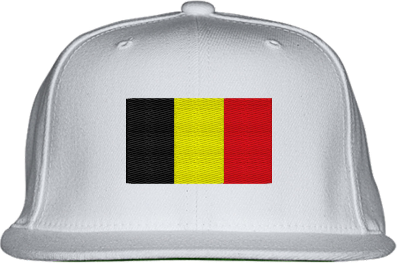 Belgium Flag Snapback Hat