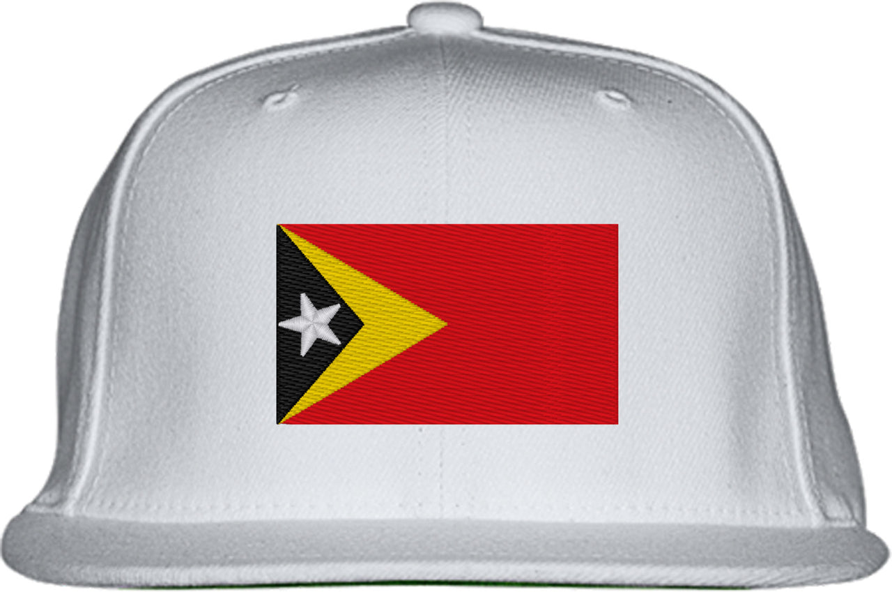 East Timor Flag Snapback Hat