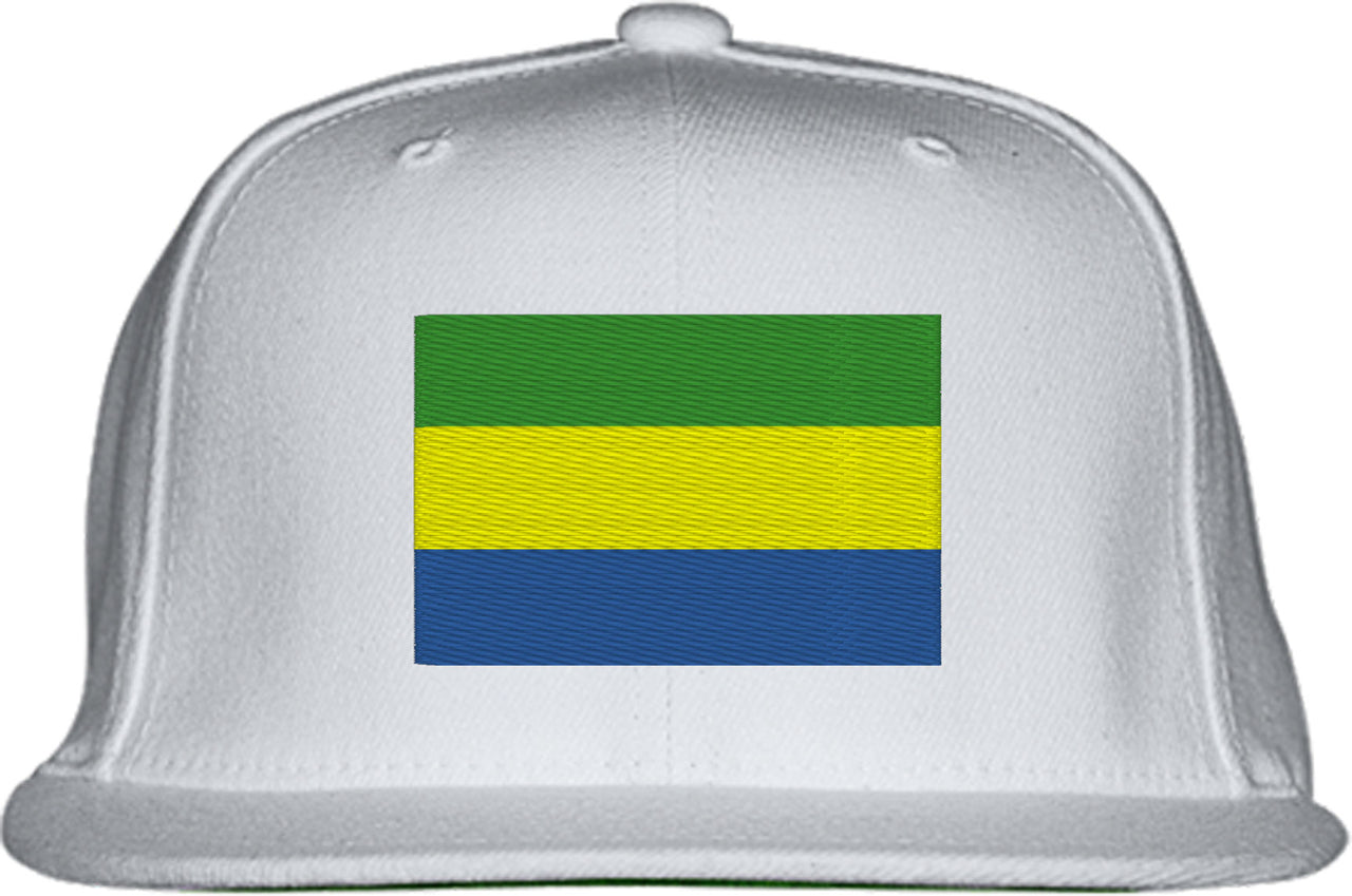 Gabon Flag Snapback Hat