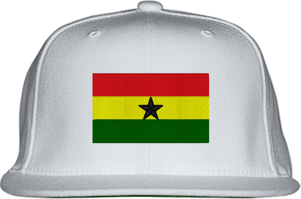 Ghana Flag Snapback Hat