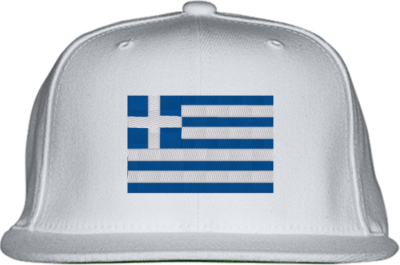 Greece Flag Snapback Hat