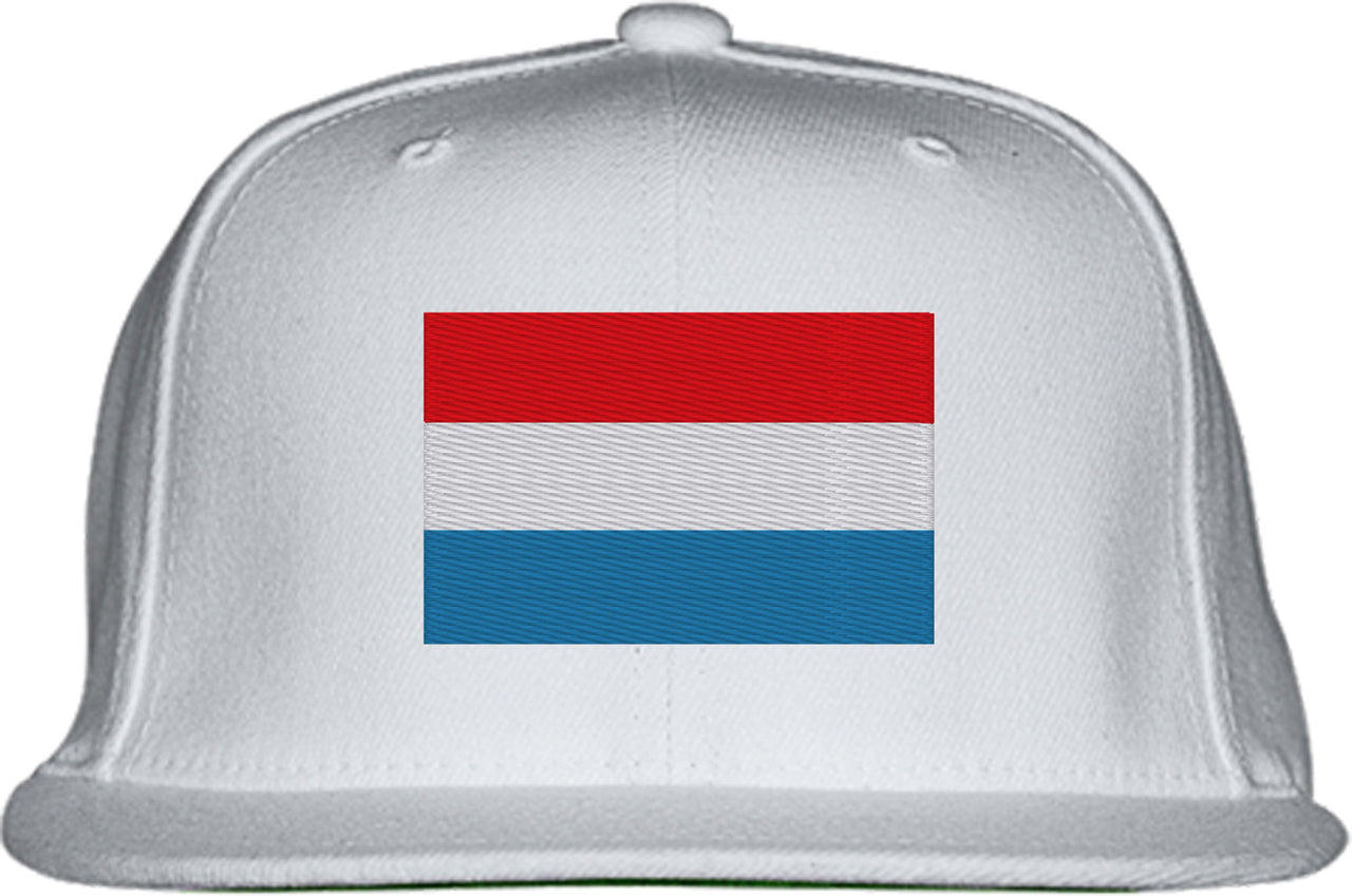 Luxembourg Flag Snapback Hat