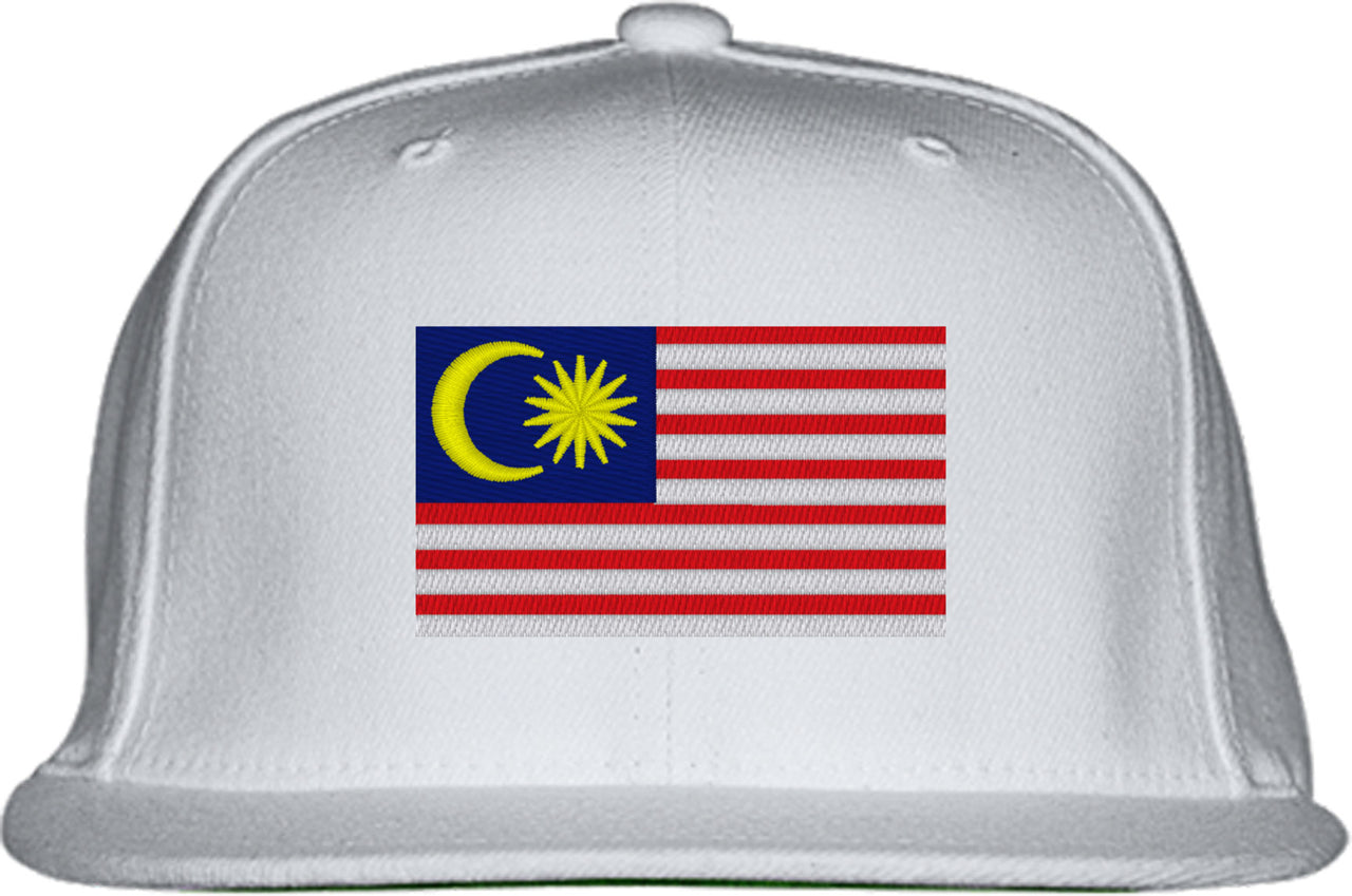 Malaysia Flag Snapback Hat