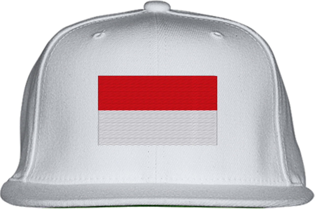 Monaco Flag Snapback Hat