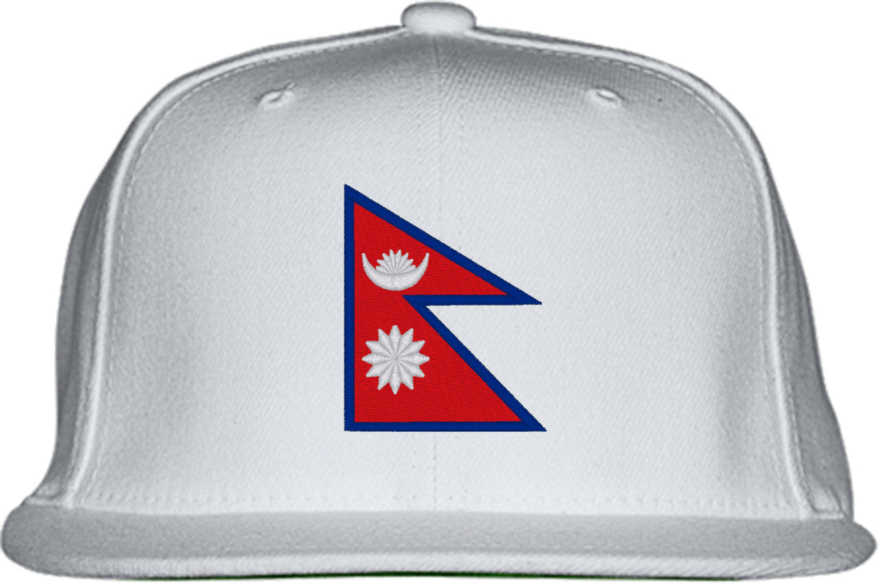 Nepal Flag Snapback Hat