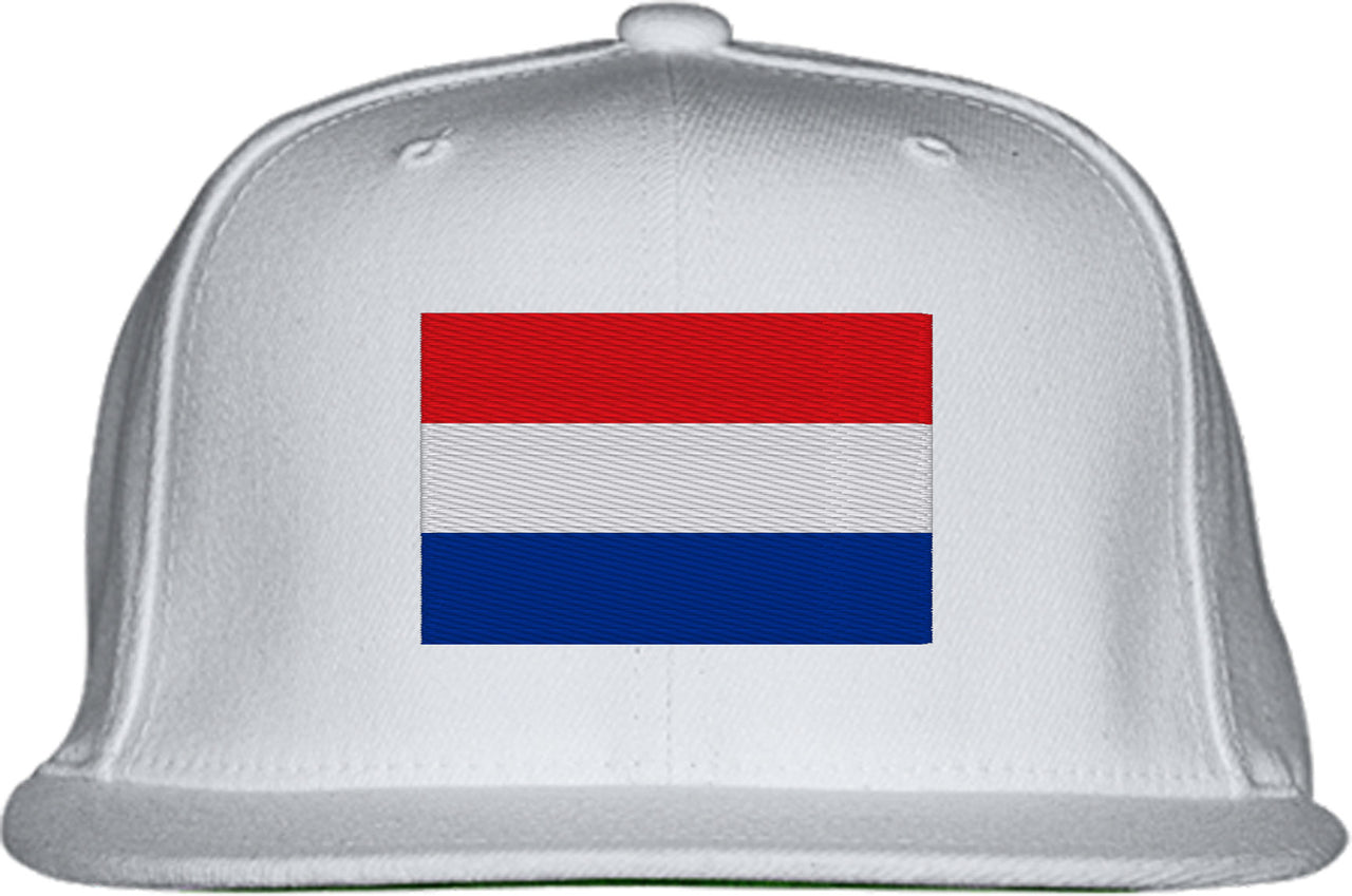 Netherlands Flag Snapback Hat