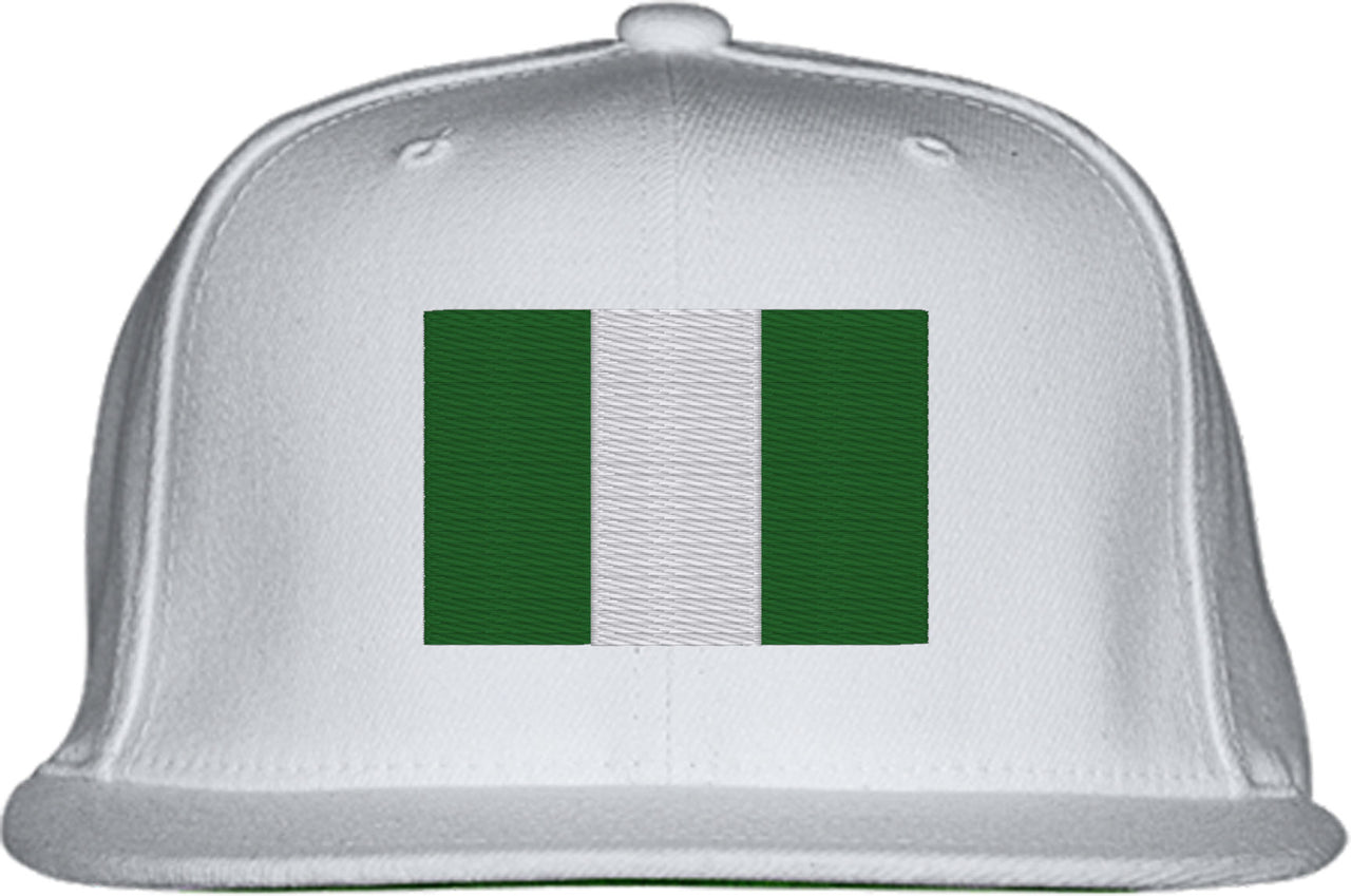 Nigeria Flag Snapback Hat