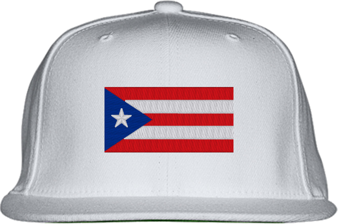 Puerto Rico Flag Snapback Hat