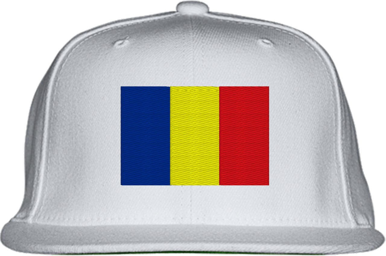 Romania Flag Snapback Hat