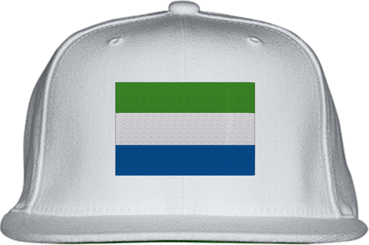 Sierra Leone Flag Snapback Hat