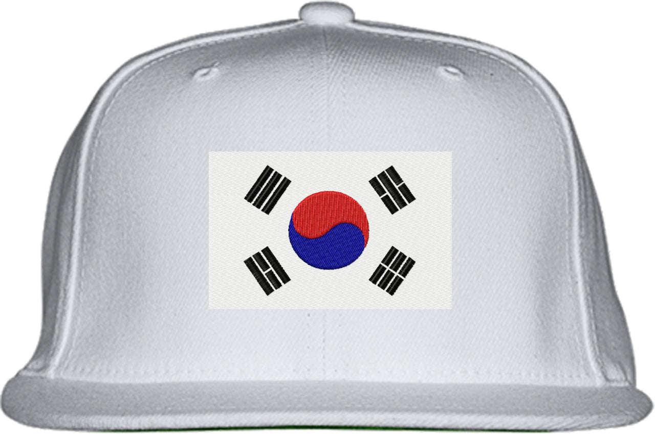 South Korea Flag Snapback Hat