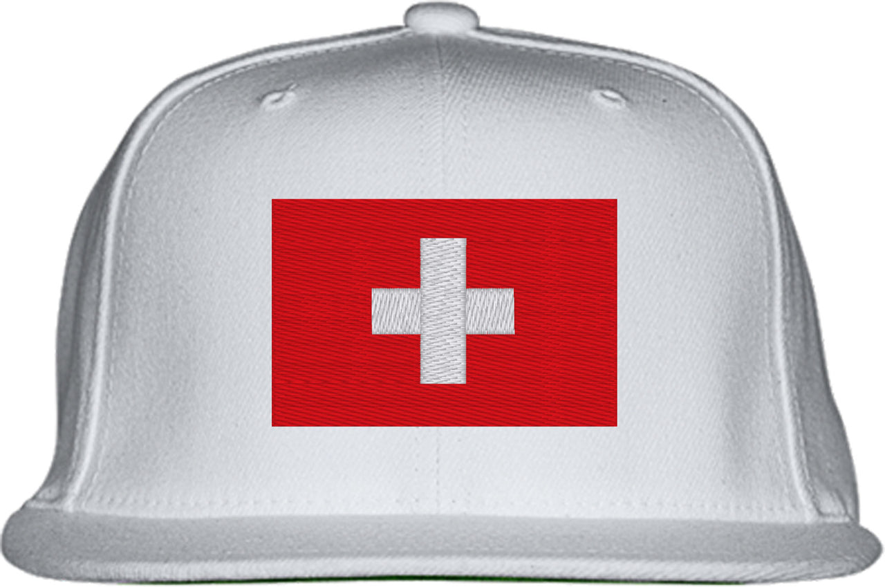 Switzerland Flag Snapback Hat