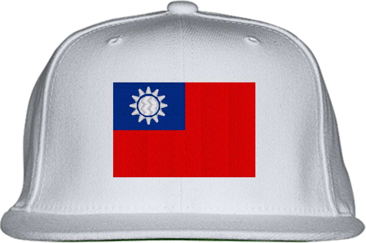 Taiwan Flag Snapback Hat