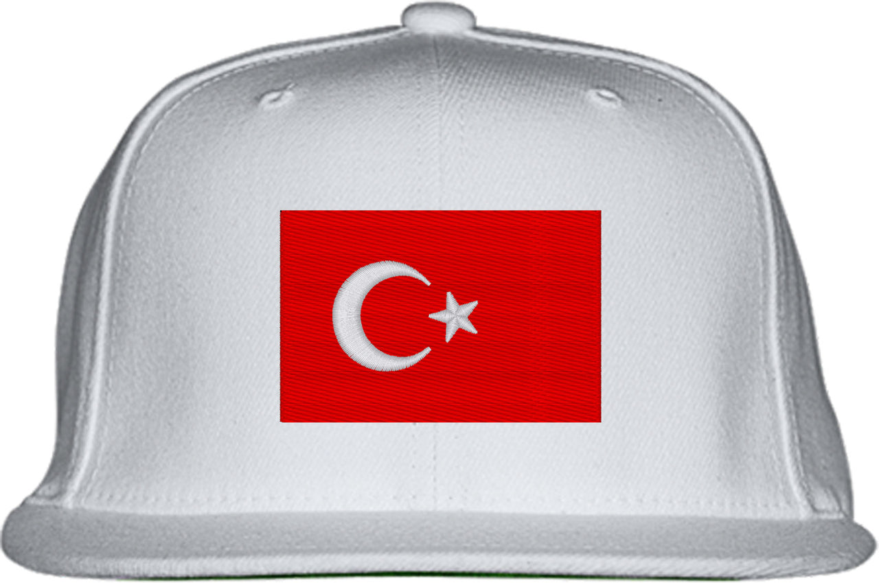 Turkish Flag Snapback Hat