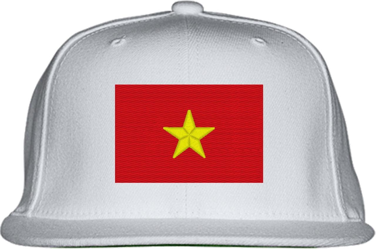 Vietnam Flag Snapback Hat