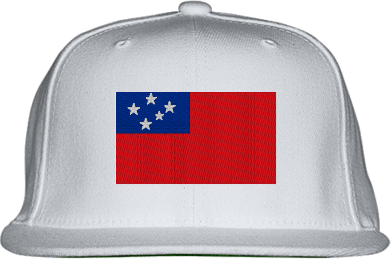 Western Samoa Flag Snapback Hat