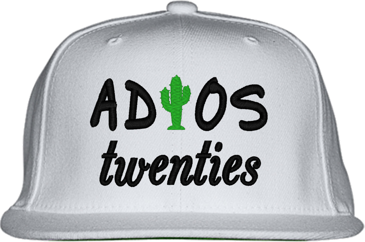 Adios Twenties 30th Birthday Snapback Hat