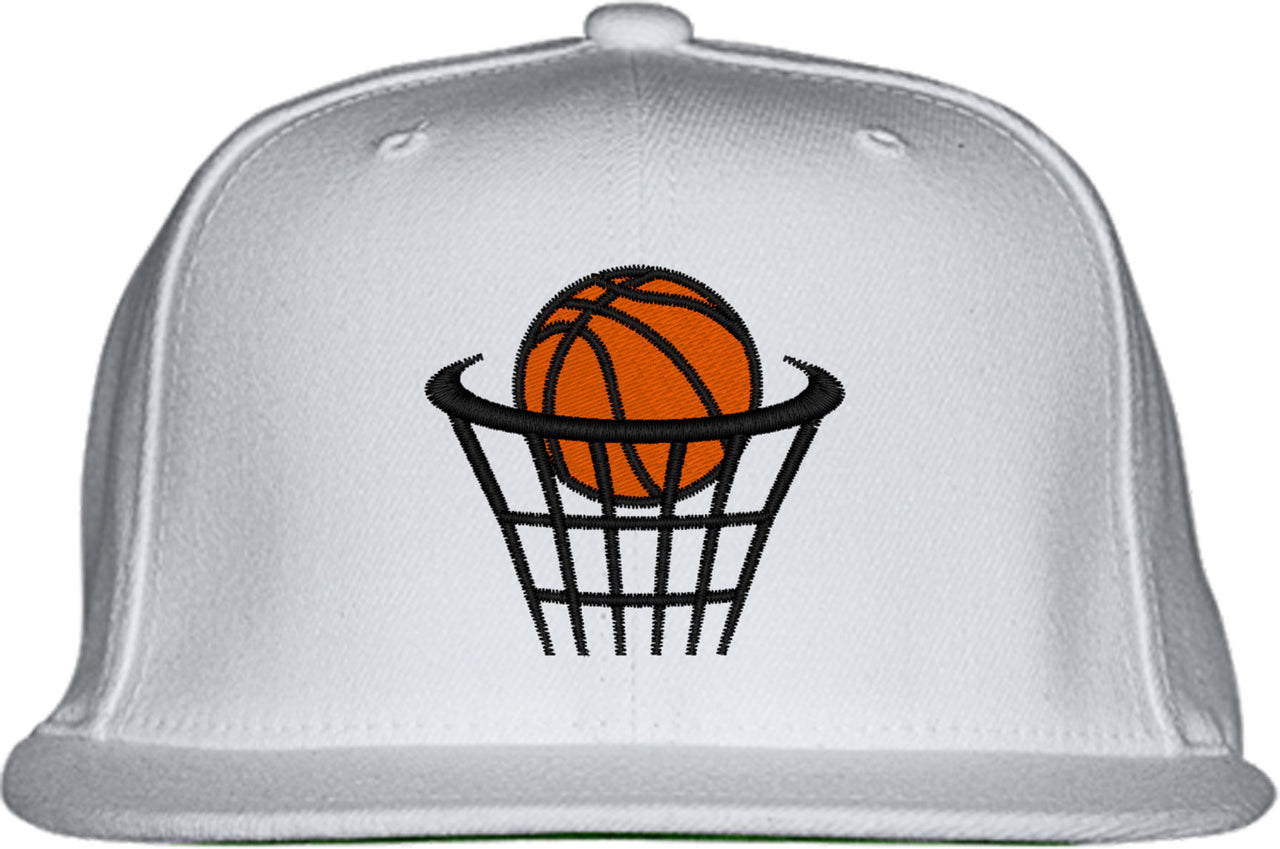 Basketball Hoop Snapback Hat