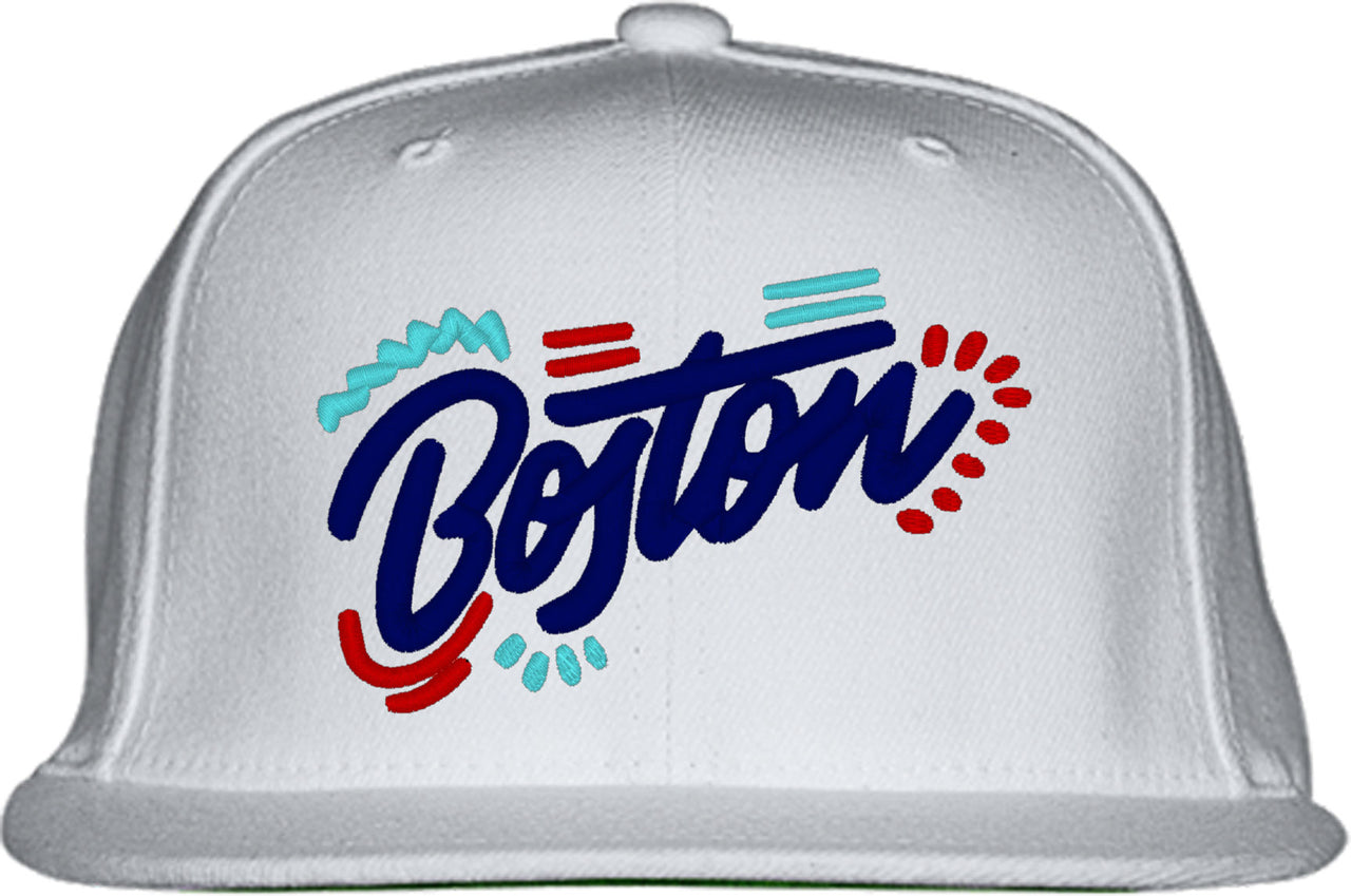 Boston Massachusetts Snapback Hat