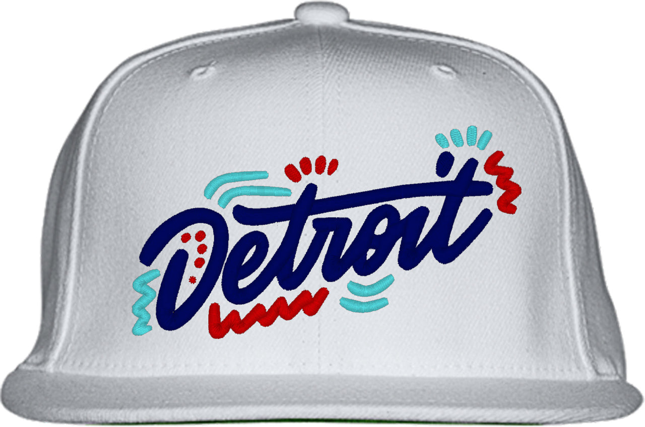 Detroit Michigan Snapback Hat