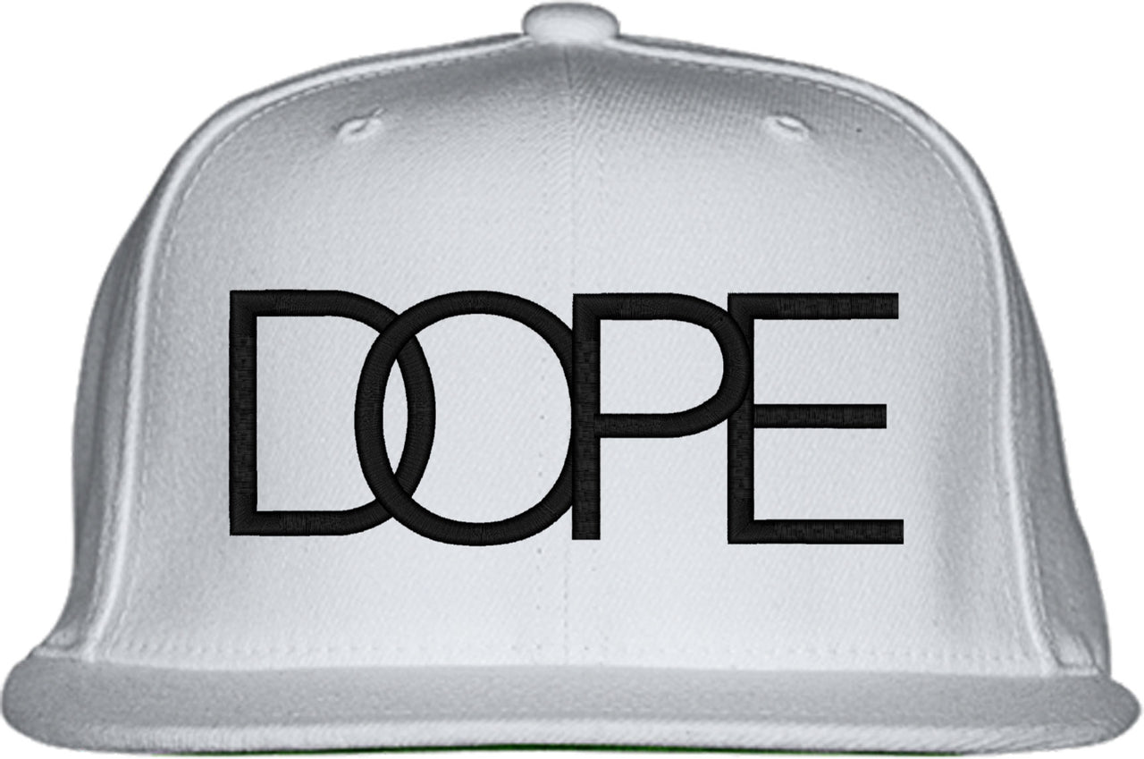 Dope Typography Snapback Hat